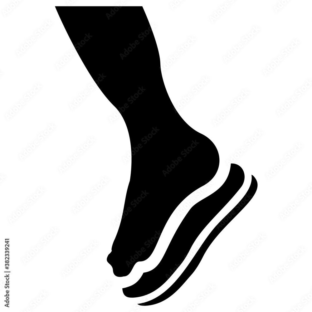 Foot bones solid icon design
Foot bones solid icon design