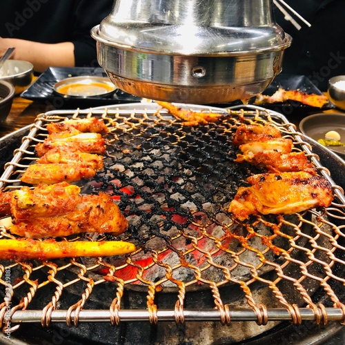 Grilled deodeok root