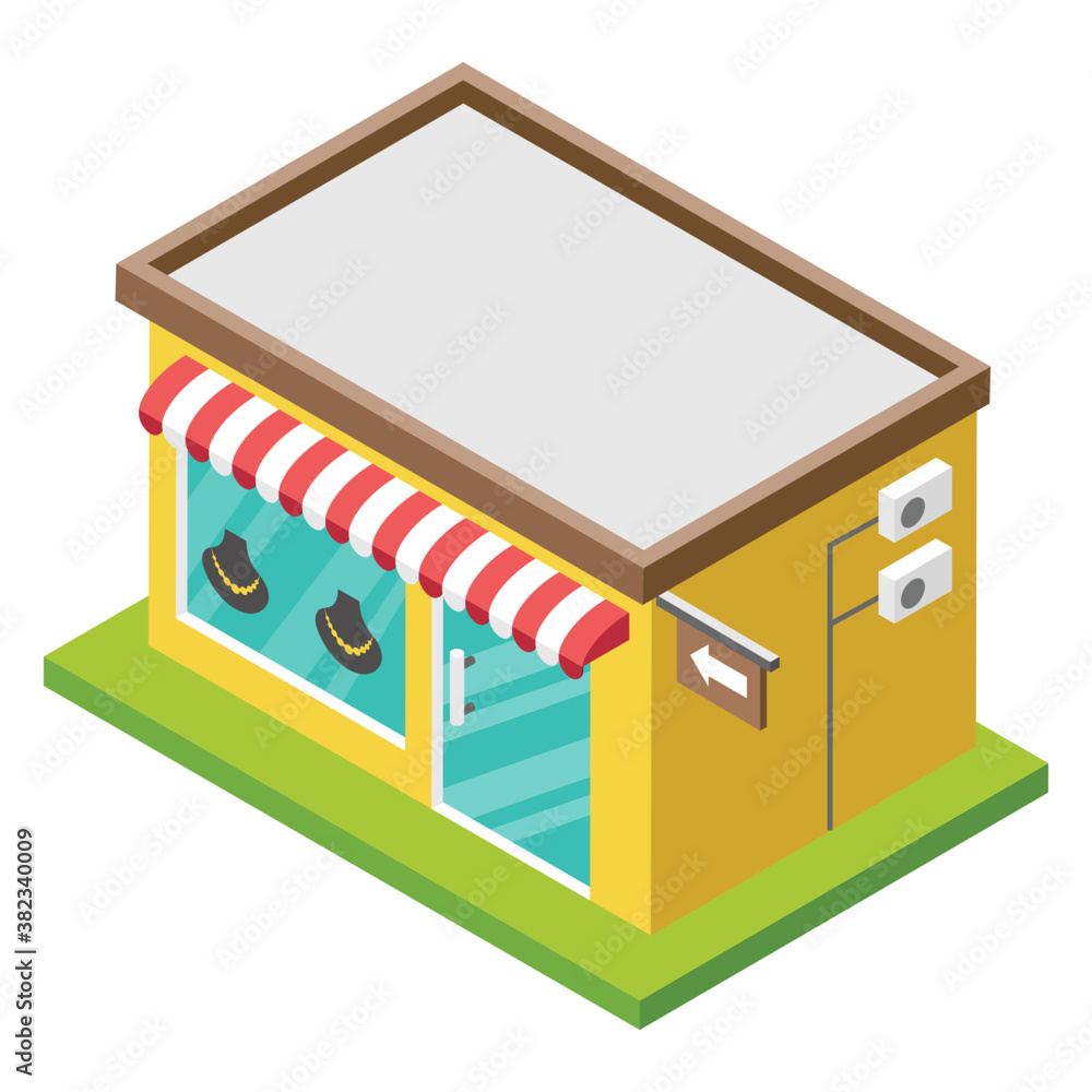 Jewelry shop flat icon design,
Jewelry shop flat icon design,
