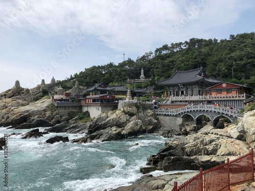 Haedong Yonggungsa Temple in Pusan of Korea