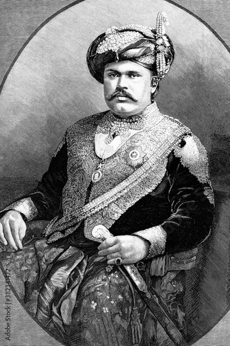 Photos Indian Maharaja Rawul or Raol Takhtsinhji Jaswantsinhji