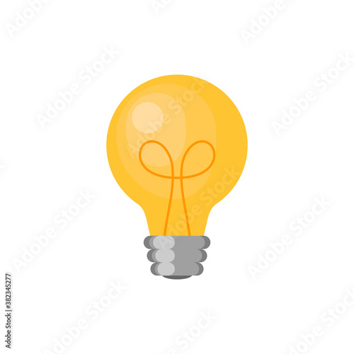 Light bulb icon vecto rillustration. Ideas and creative thinking symbol .