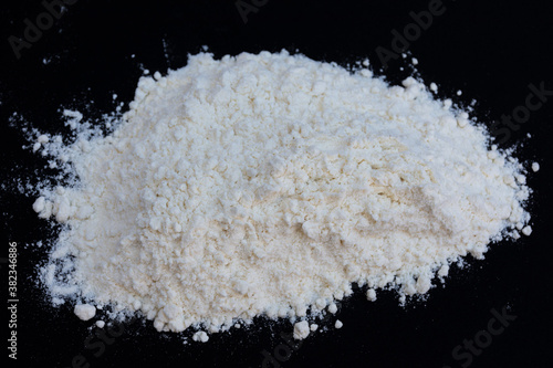 Obraz na płótnie Semolina flour close-up w salonie