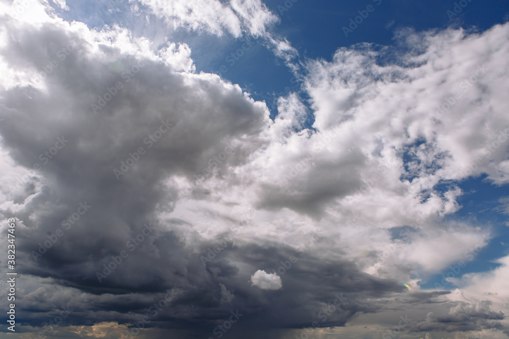 Beautiful clouds in the sky. Floating large clouds Beautiful clouds in the sky. Floating large clouds