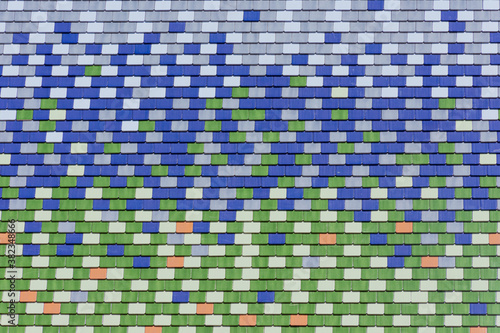 Obraz na płótnie Background of colored bricks w salonie