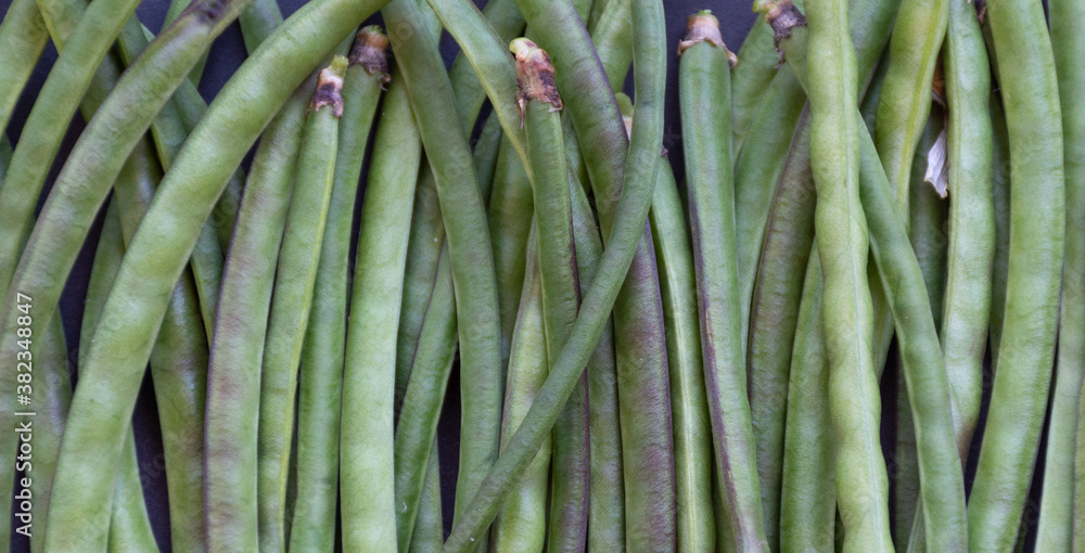 Close up of green beans vegetable