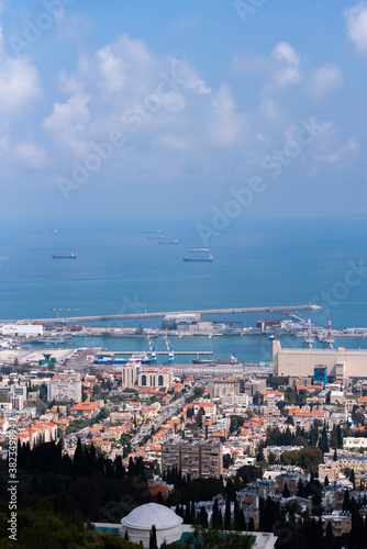 Overview of Haifa, Israel