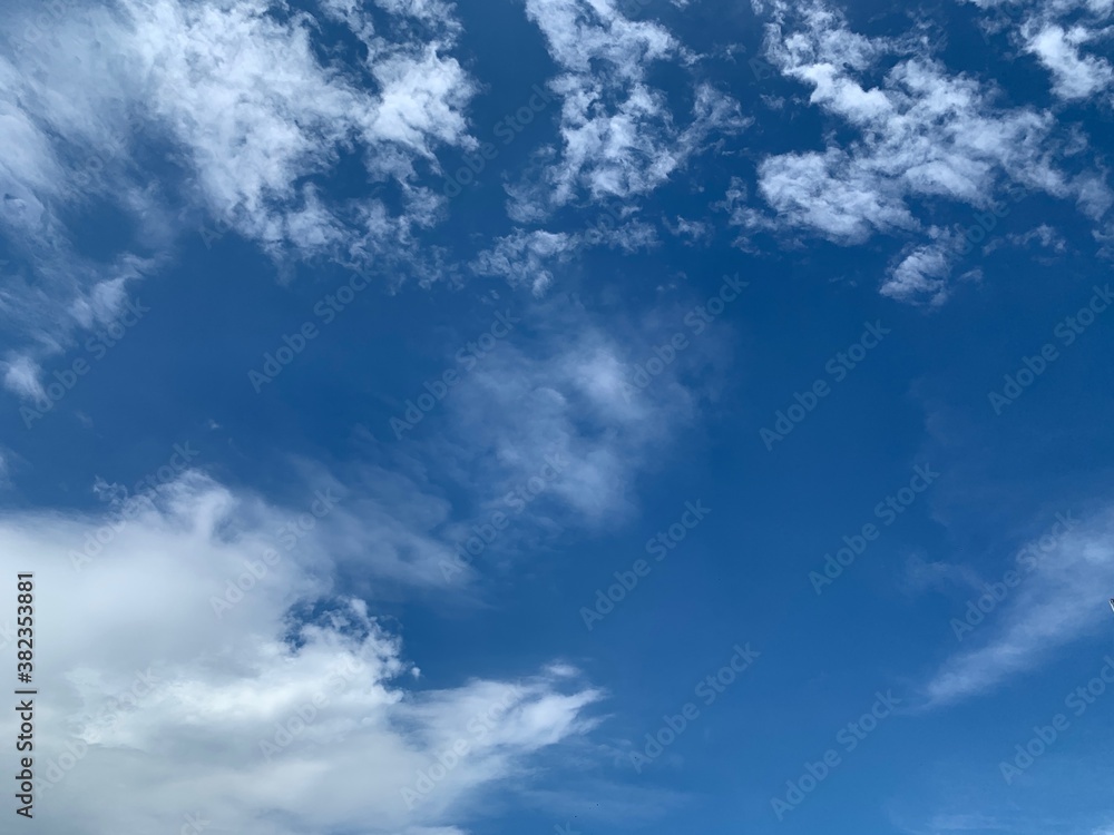 cirrus and stratus cloud on blue sky background ep31