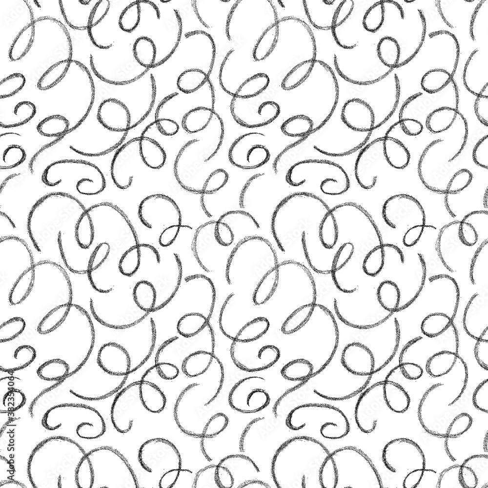 Hand drawn seamless pattern isolated on white background Hand drawn seamless pattern isolated on white background