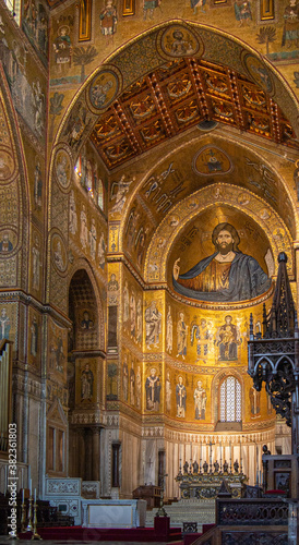 Cathedral of Monreale  Sicily  Italy  Palermo 