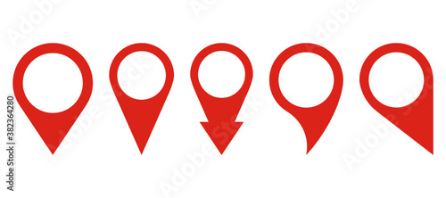 Location map icon. GPS geo tag symbol