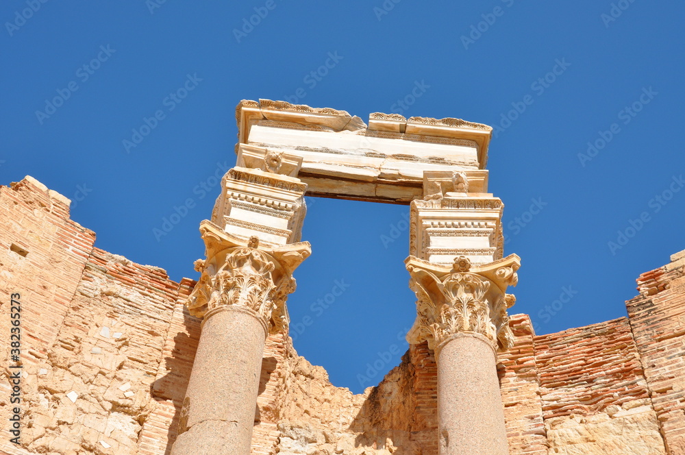 Severan Basilica at Leptis Magna in Khoms, Libya