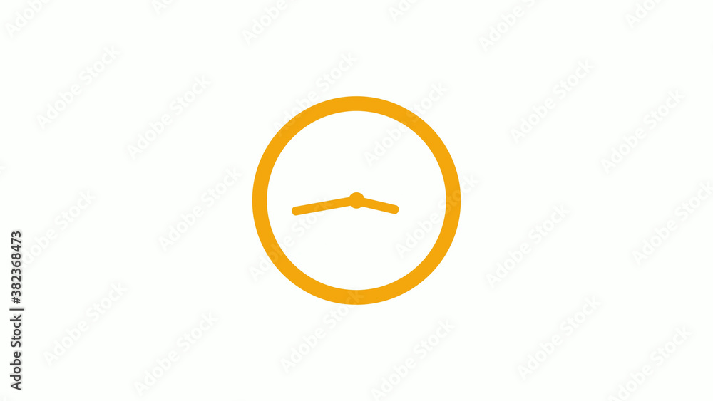 New circle 12 hours clock icon on white background,Counting down clock icon without trick New circle 12 hours clock icon on white background,Counting down clock icon without trick