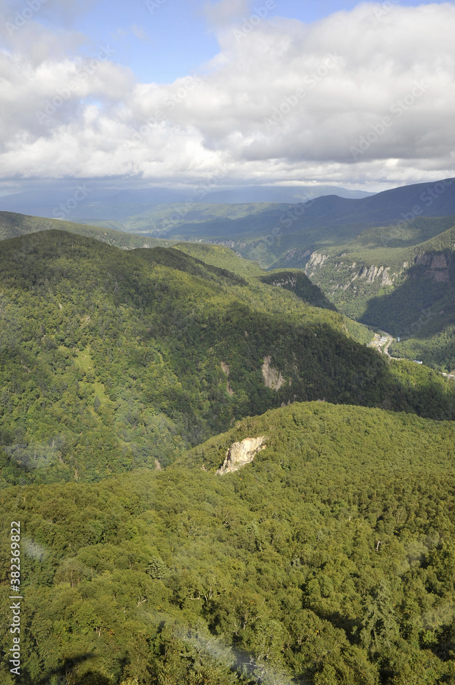 Obraz premium 層雲峡