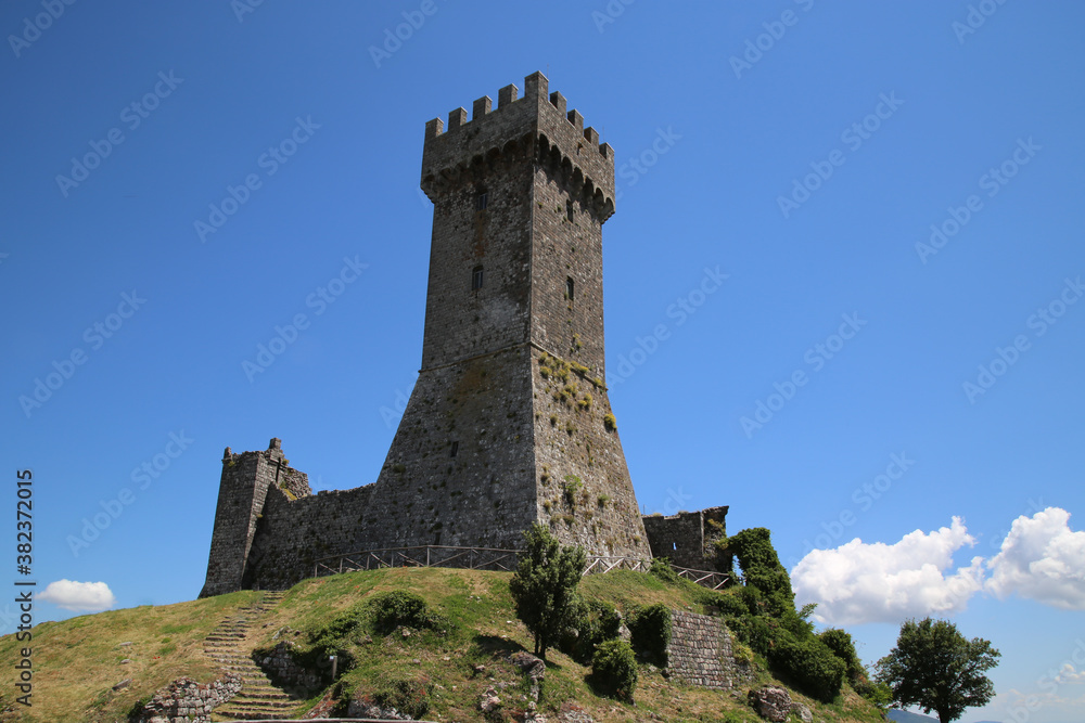 The fortress of Radicofani in Tuscany