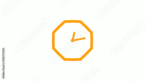 Orange color 12 hours counting down clock icon without trick,clock icon Free Download Orange color 12 hours counting down clock icon without trick,clock icon - GFXLoad