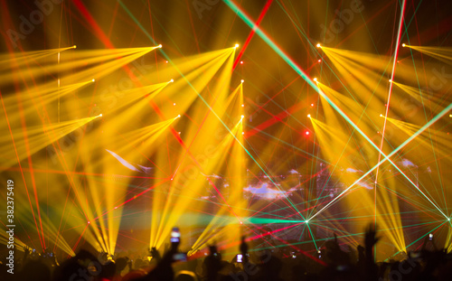 lights on stage