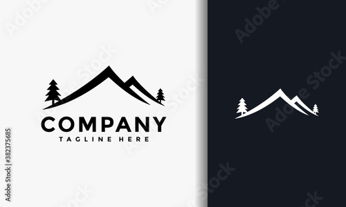 simple mount fir logo