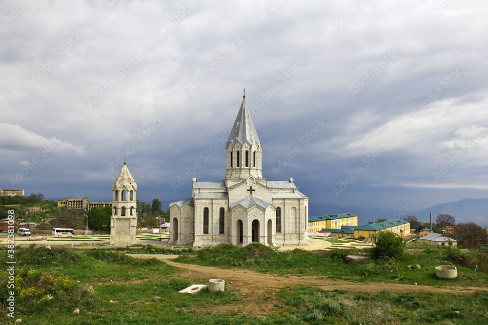 The church in Shushi city, Nagorno - Karabakh, Caucasus
