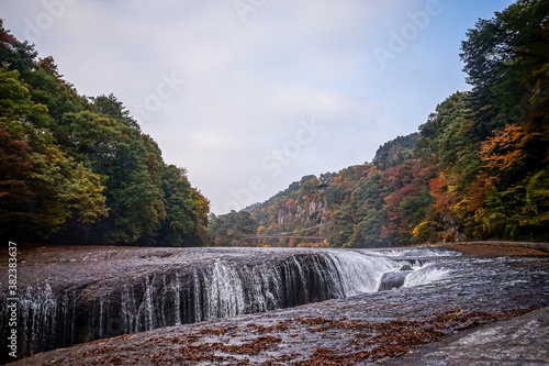 【紅葉と滝】群馬県 吹割の滝