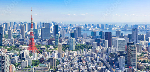 東京タワーと湾岸エリア ワイド