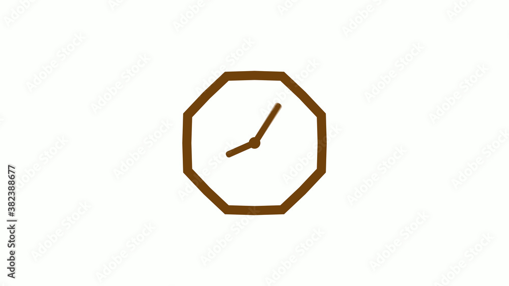 Orange dark counting down 12 hours clock icon on white background,Clock icon Orange dark counting down 12 hours clock icon on white background,Clock icon