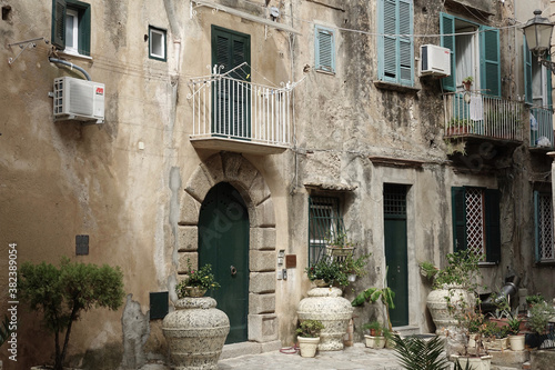 Fototapeta Naklejka Na Ścianę i Meble -  Italy. Old houses in Tropea