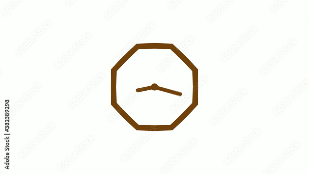 Orange dark counting down 12 hours clock icon on white background,Clock icon Orange dark counting down 12 hours clock icon on white background,Clock icon