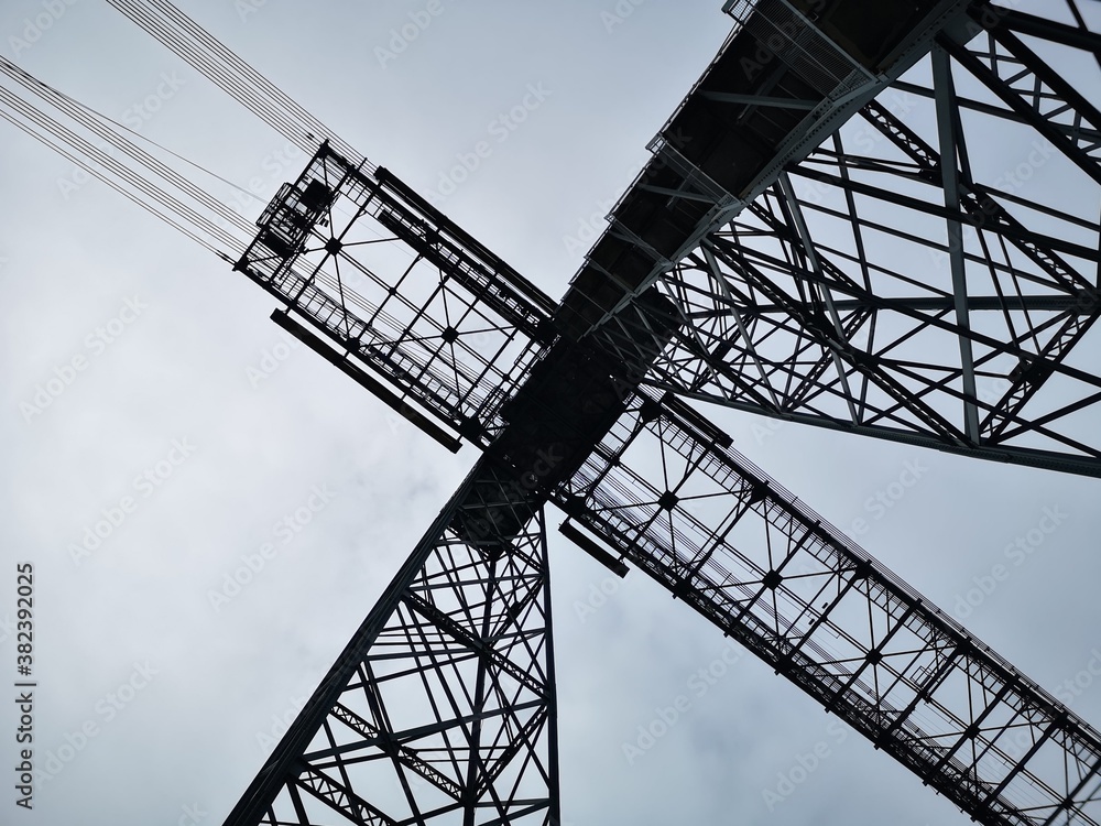 The Newport Transporter Bridge which crosses the River Usk in South Wales. It is one of fewer than 10 transporter bridges that remain in use worldwide - only a few dozen were ever built. The Newport Transporter Bridge which crosses the River Usk in South Wales. It is one of fewer than 10 transporter bridges that remain in use worldwide - only a few dozen were ever built.
