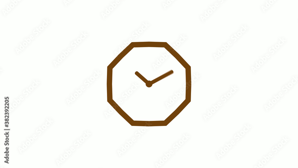 Orange dark counting down 12 hours clock icon on white background,Clock icon Orange dark counting down 12 hours clock icon on white background,Clock icon