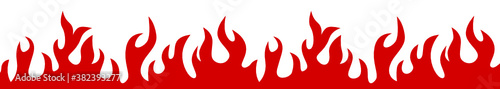 Feuer und Flammen Bordüre
