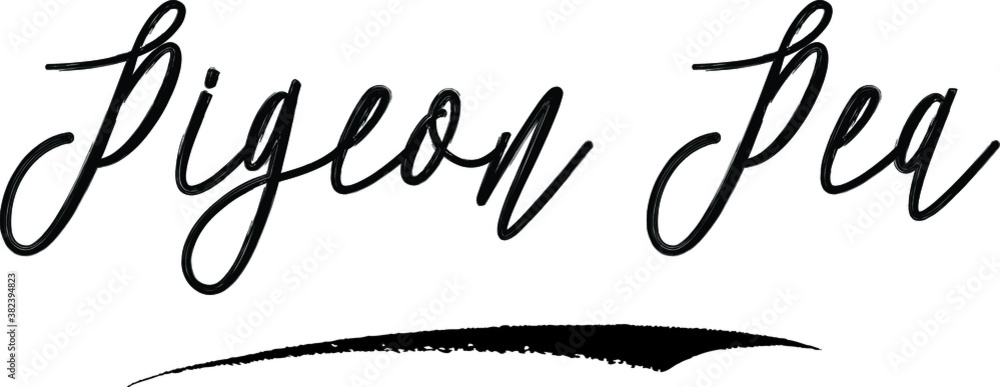Pigeon Pea Brush Calligraphy Handwritten Typography Text on
White Background Pigeon Pea Brush Calligraphy Handwritten Typography Text on
White Background