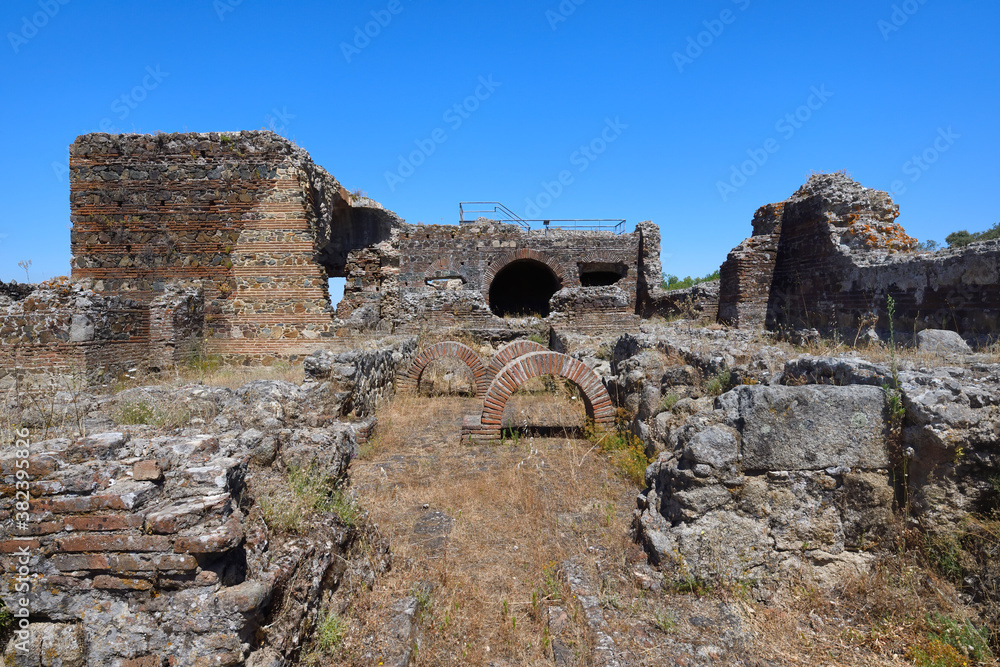 Sao Cucufate roman ruins, Bath, Vila de Frades, Vidigueira, Alentejo, Portugal