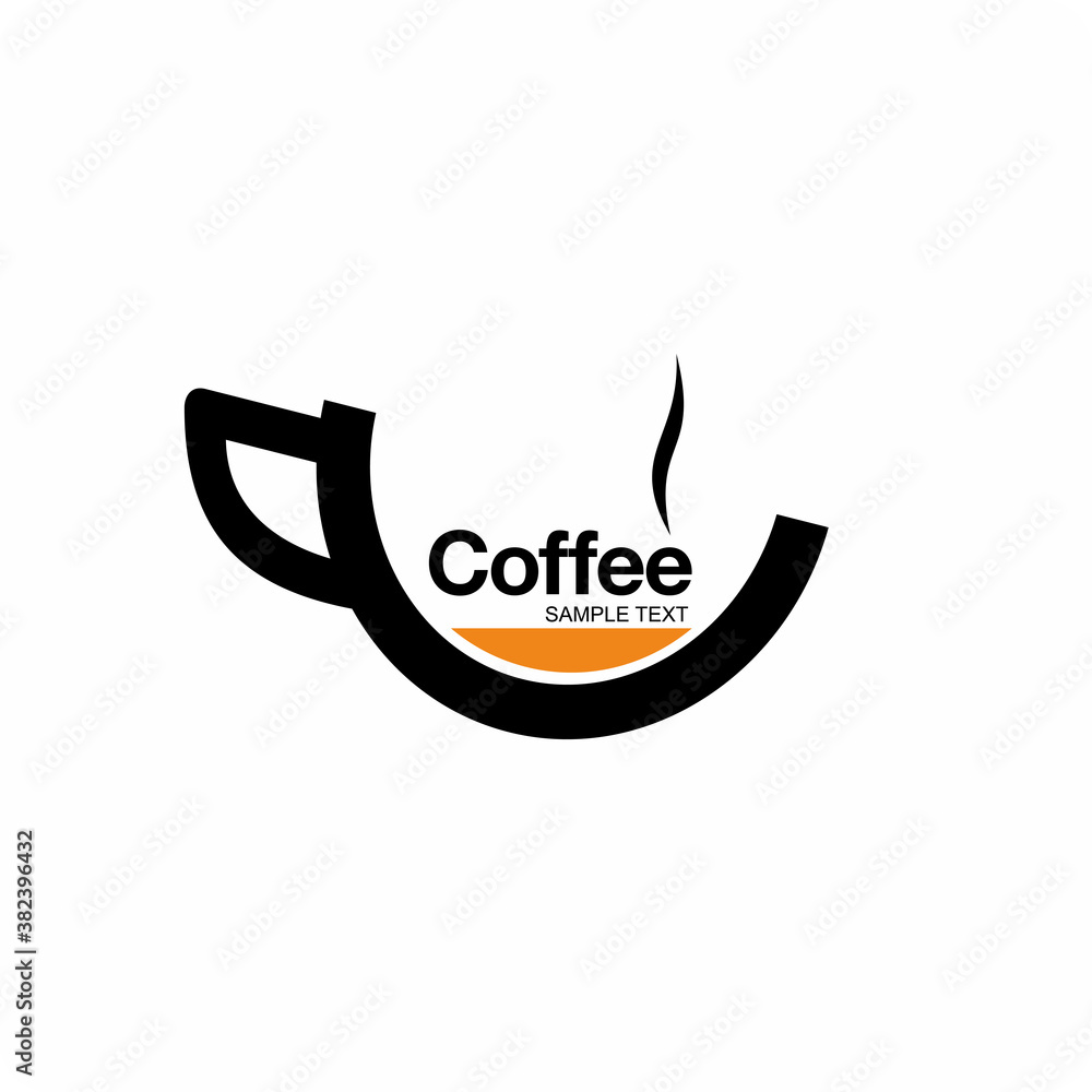 Obraz premium Coffee cafe logo , Coffee cup logos