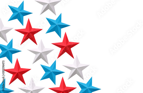 A decorated paper stars