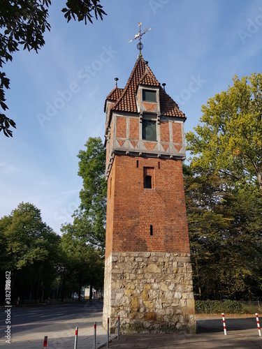 The horse tower is a late medieval watch tower of the city of Hanover from the 14th century, which was part of the Hanoverian Landwehr. Hanoer, Germany photo