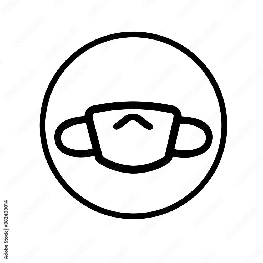 Safety sign, Wear dust mask.Medical mask icon isolated.Safety breathing masks.
Safety sign, Wear dust mask.Medical mask icon isolated.Safety breathing masks.