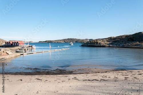 view of the sea from the beach