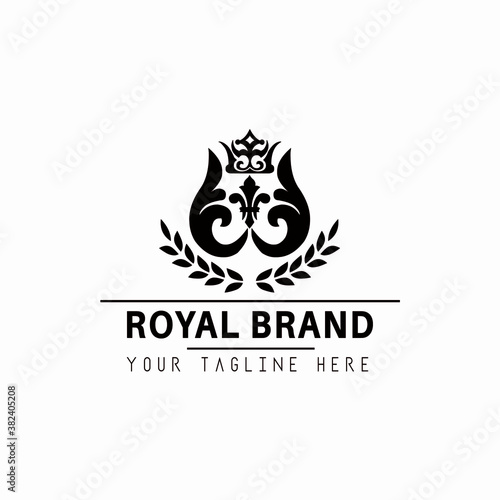 Royal brand illustration vector corporate design for business and company and royal hotel.