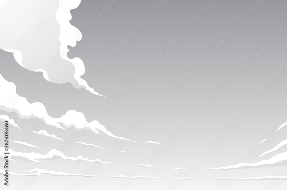 空 雲 漫画風背景素材 Stock Vector Adobe Stock 空 雲 漫画風背景素材 Stock Vector Adobe Stock
