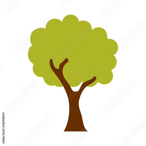 tree icon image  flat style