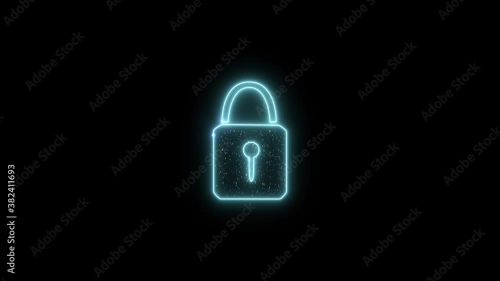 security lock binary digital paticle explosive pastel tone random number motion abstract technology background on black screen security lock binary digital paticle explosive pastel tone random number motion abstract technology background on black screen