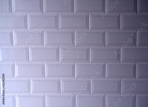 Brick white wall abstract background with texture. © v.stock