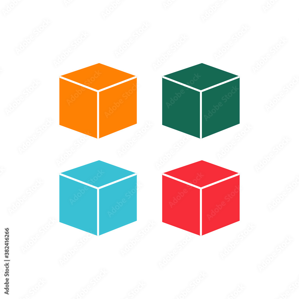 Fototapeta premium boxes vector, present box icon, packaging design
