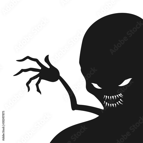 Creative design of dark monster