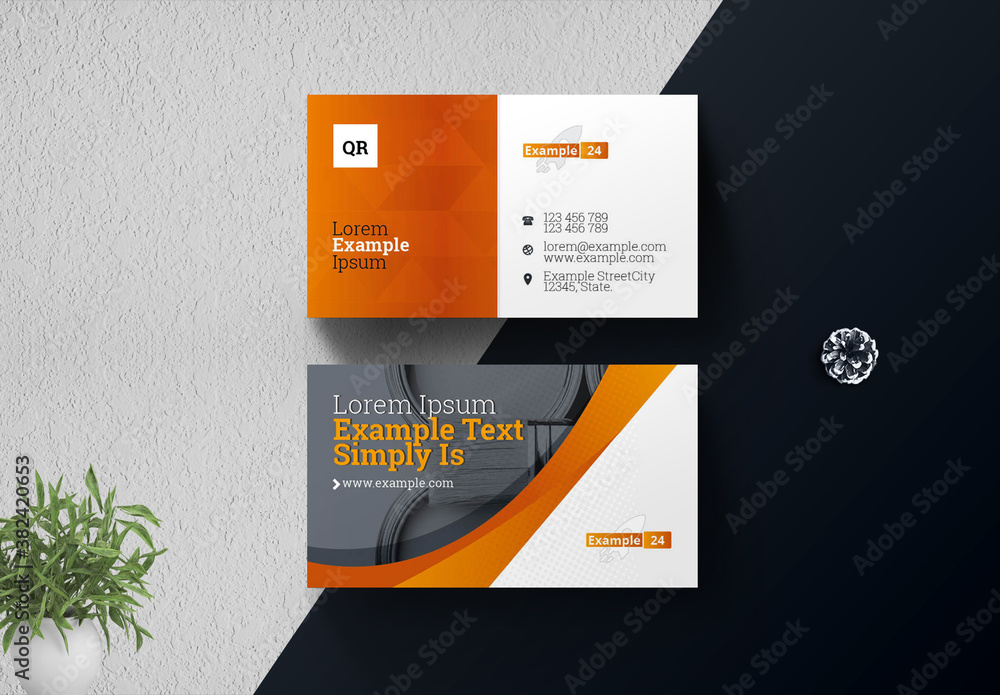 Computer & It Services Business Card Stock Template | Adobe Stock
