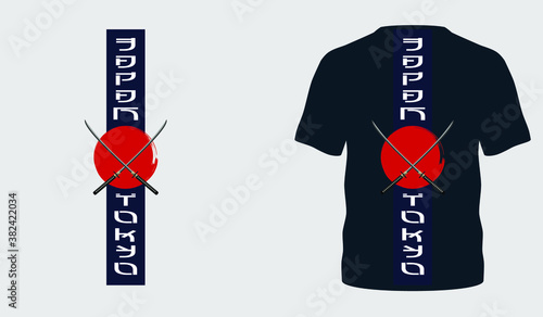 modern design tokyo popular t-shirt typography for clothing sale poster banner vector wallpaper