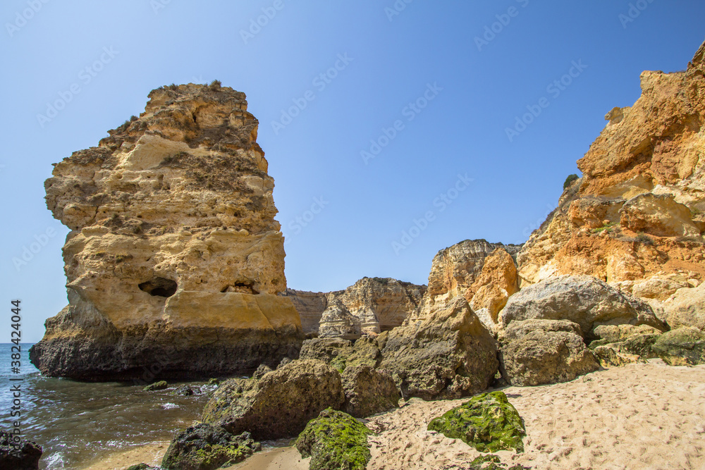 Praia Marinha in Portimao, Algarve, Portugal Praia Marinha in Portimao, Algarve, Portugal