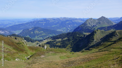 Panorama auf dem Damülser Rundweg, Vorarlberg 