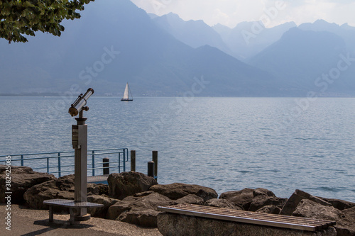 Geneva lake panorama, Switzerland